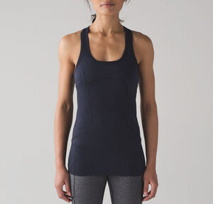 Lululemon Swiftly Tech Racerback Sz 6 Midnight Navy